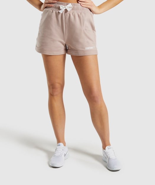 Gymshark Ark High Waisted Shorts - Taupe