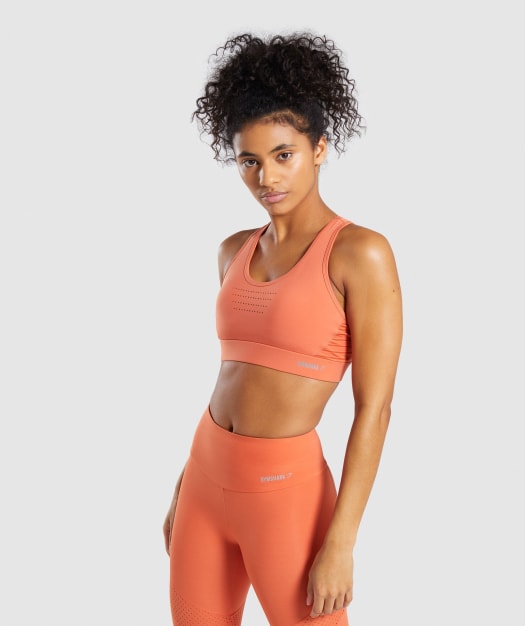 Gymshark Pro Perform Sports Bra - Burnt Orange
