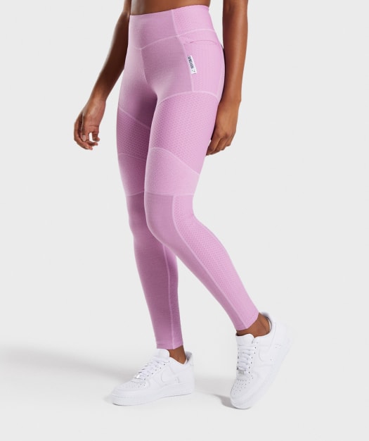 Gymshark True Texture Leggings - Pink