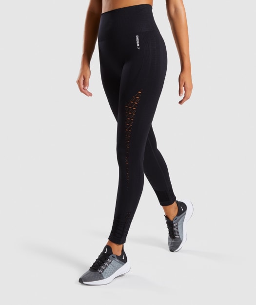 Gymshark Energy+ Seamless Leggings - Black