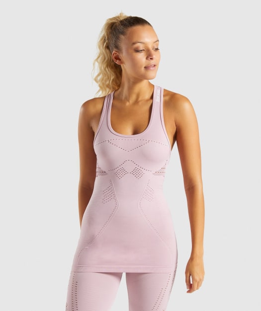 Gymshark Flawless Knit Vest - Washed Lavender