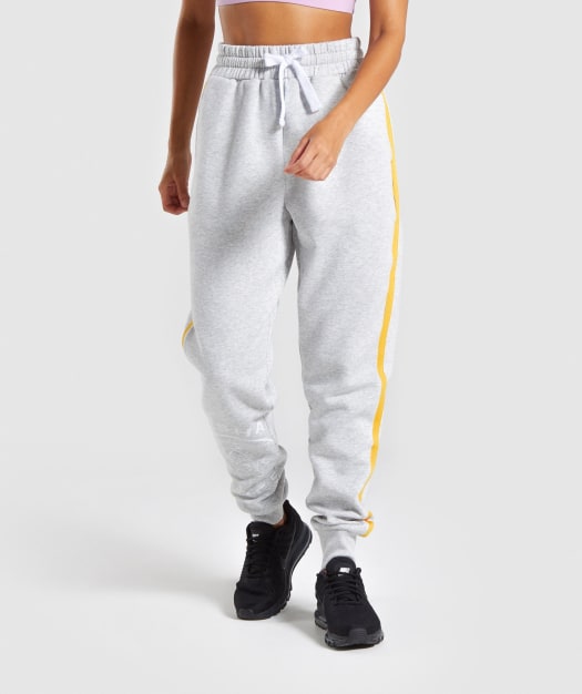 Gymshark Legacy Fitness Joggers - Light Grey