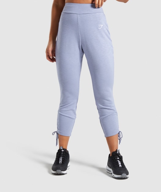 Gymshark Ruched Slim Fit Joggers -Steel Blue