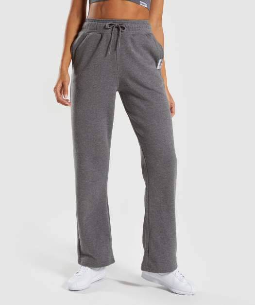 Gymshark Slounge Straight Leg Jogger - Charcoal Marl