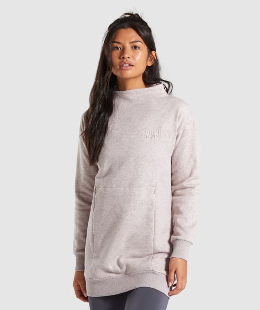 Gymshark So Soft Sweater - Taupe Marl