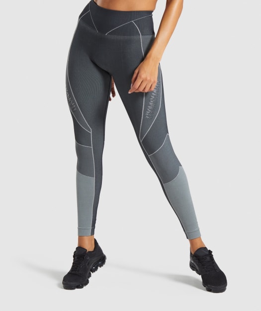 Gymshark Turbo Seamless Leggings - Black