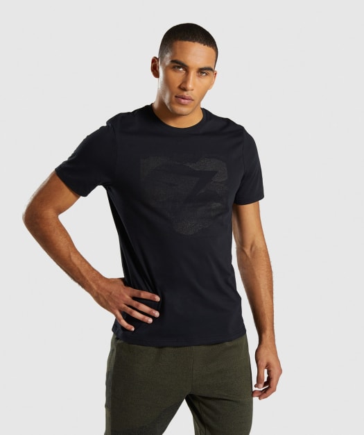 Gymshark Ultra Jacquard T-Shirt - Black