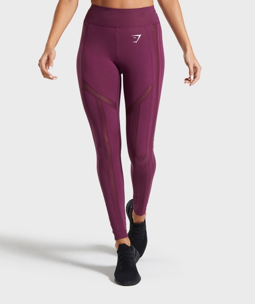 Gymshark Embody Leggings - Dark Ruby
