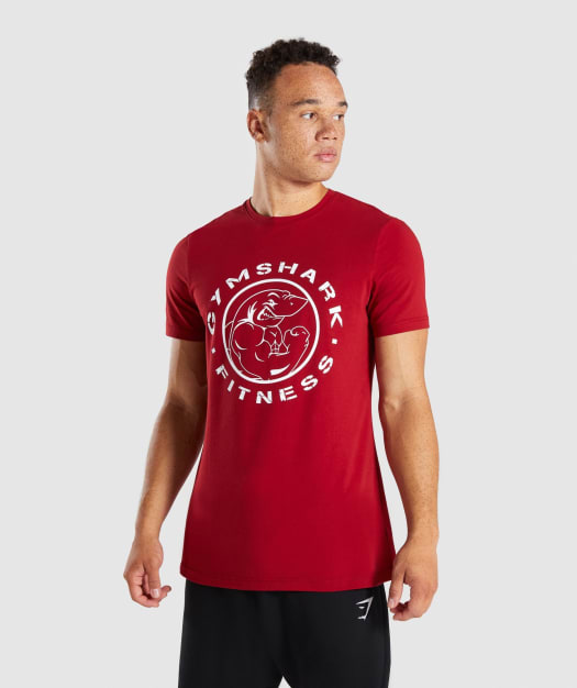 Gymshark Legacy T-Shirt - Full Red