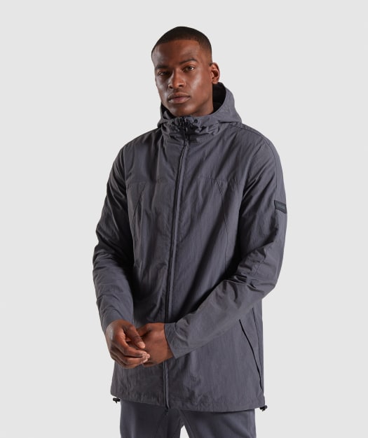 Gymshark Laundered Jacket - Charcoal