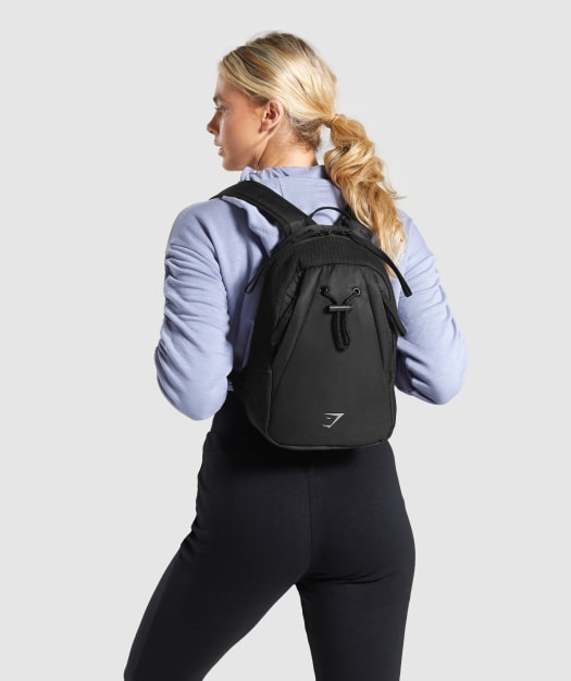 Gymshark Mini Mesh Backpack - Black