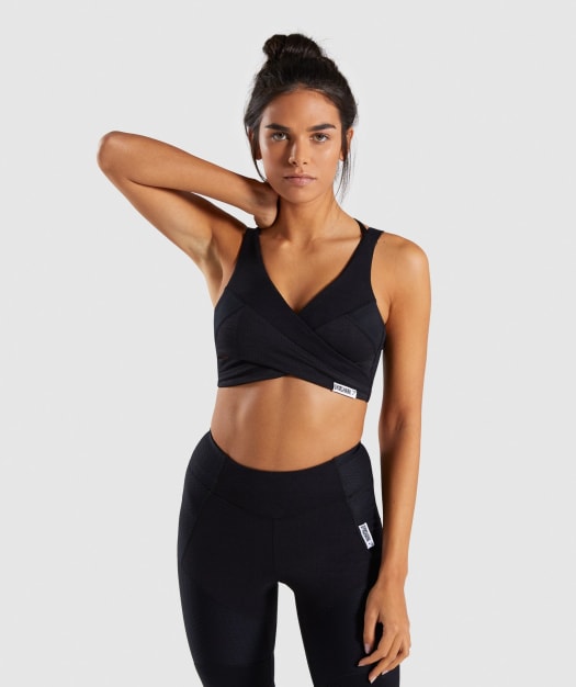 Gymshark True Texture Bralette - Black