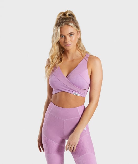 Gymshark True Texture Bralette - Pink