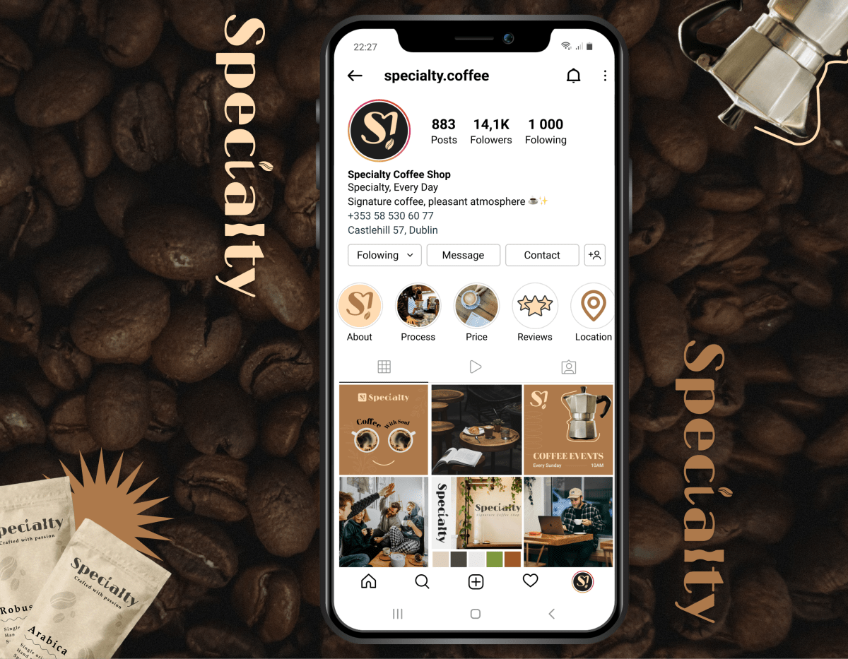Specialty coffee brand book