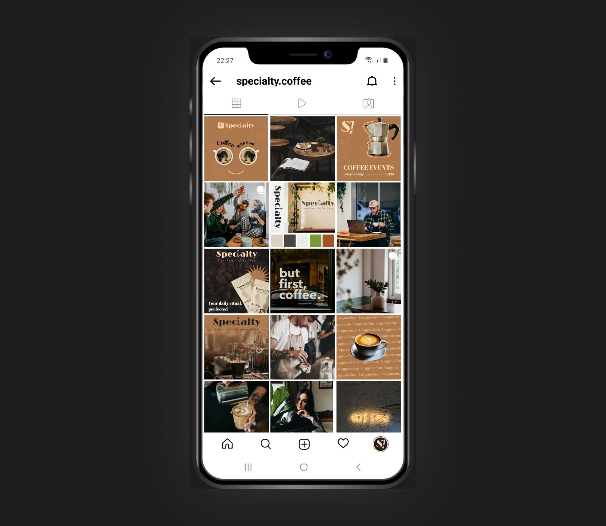 Specialty Coffee Instagram template 1