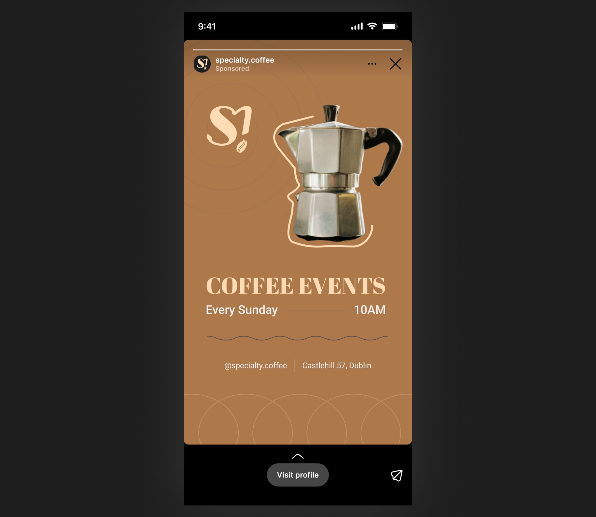 Specialty Coffee Instagram template 4