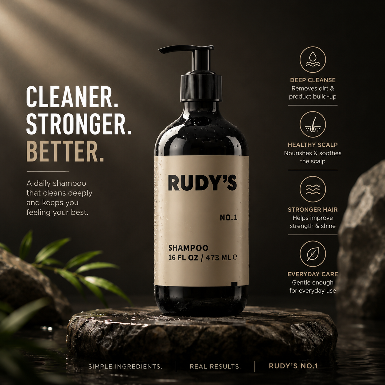 Raw Shampoo — after