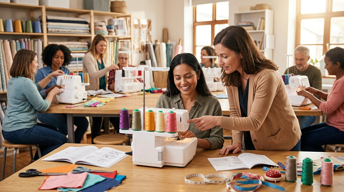 Befriending Your Serger (Overlock) Machine