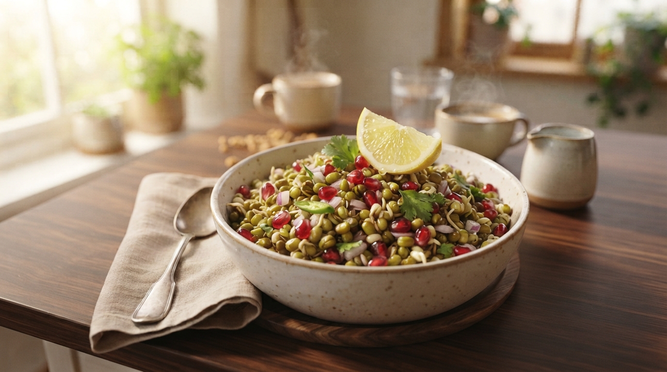 Sprouts & Pomegranate Salad