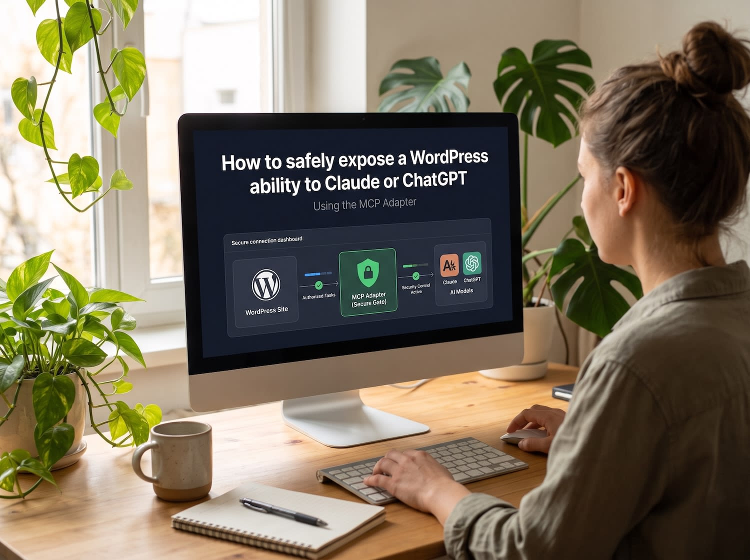 Title card reading "WordPress Abilities API and MCP Adapter"