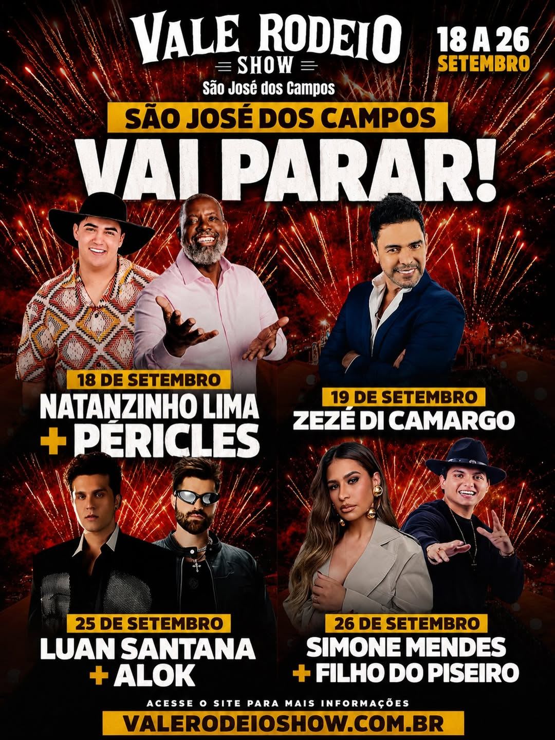 Vale Rodeio Show 2026 em São José dos Campos