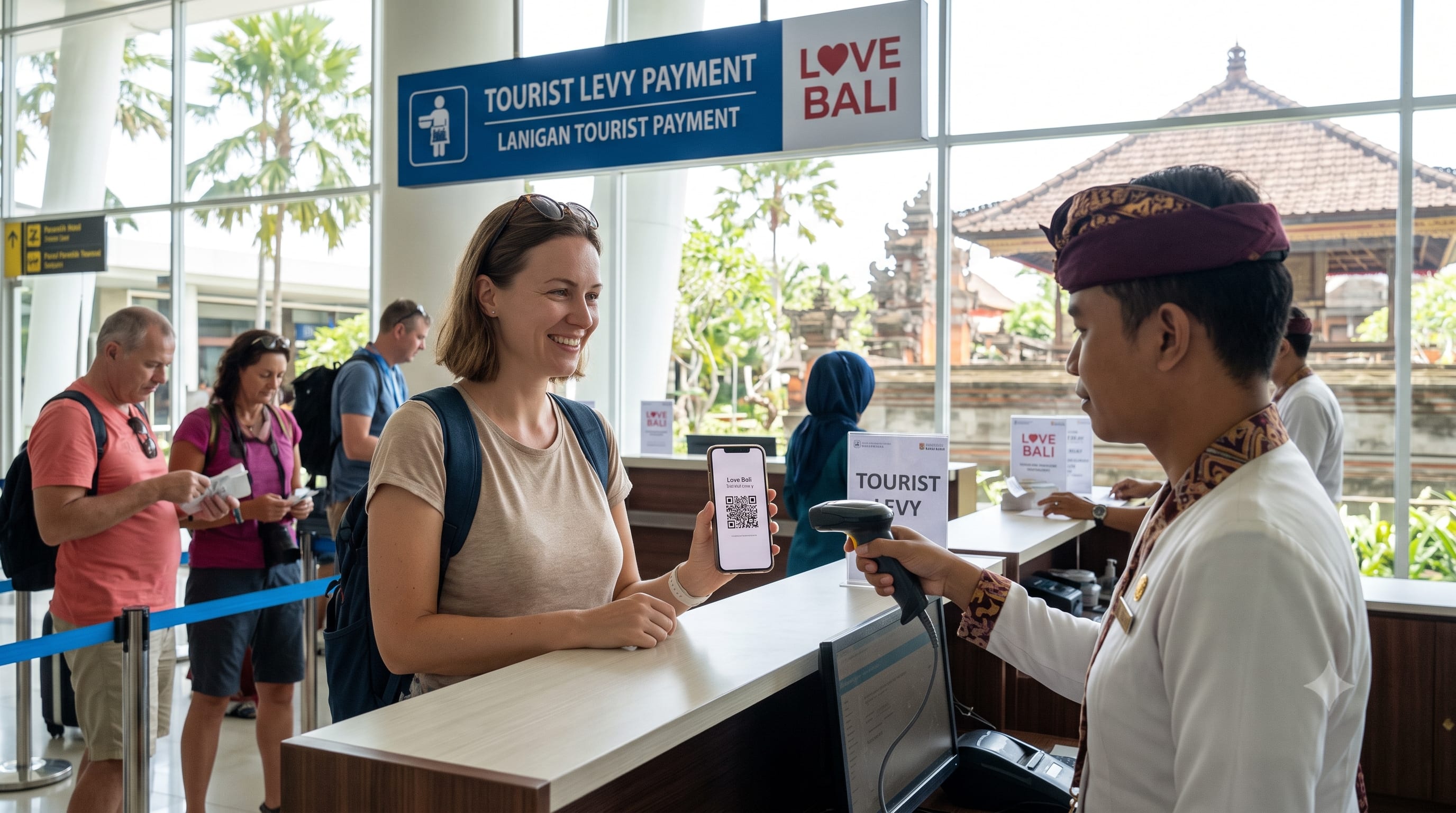 Love Bali tourist levy website QR payment confirmation Bali travel