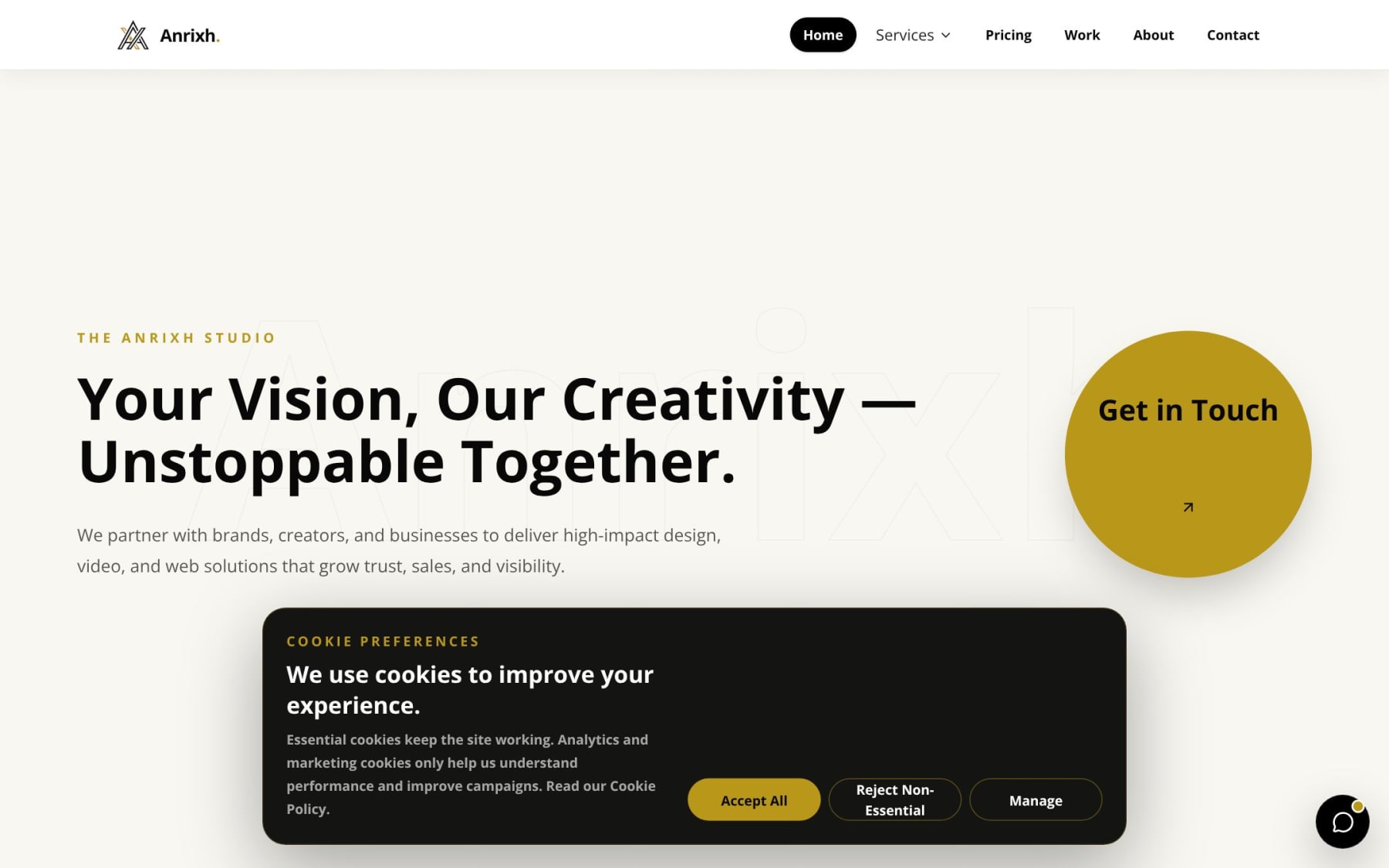 Anrixh Studio — project cover