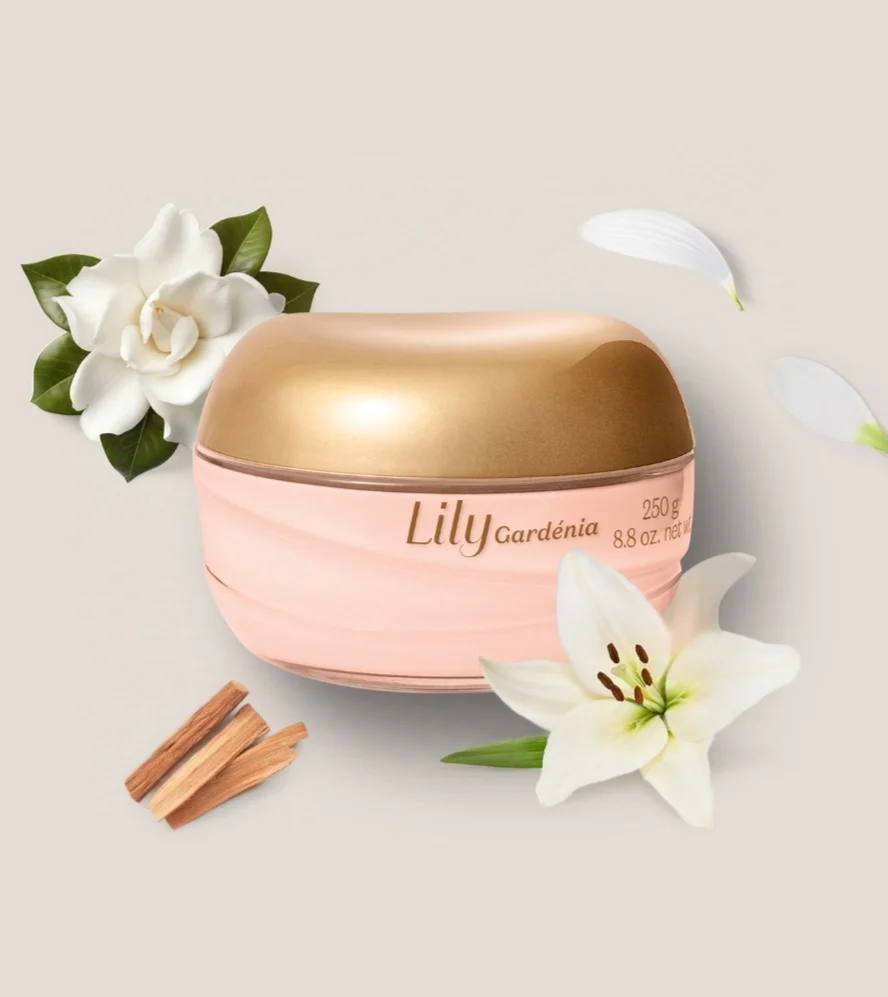 Creme hidratante acetinado Lily
