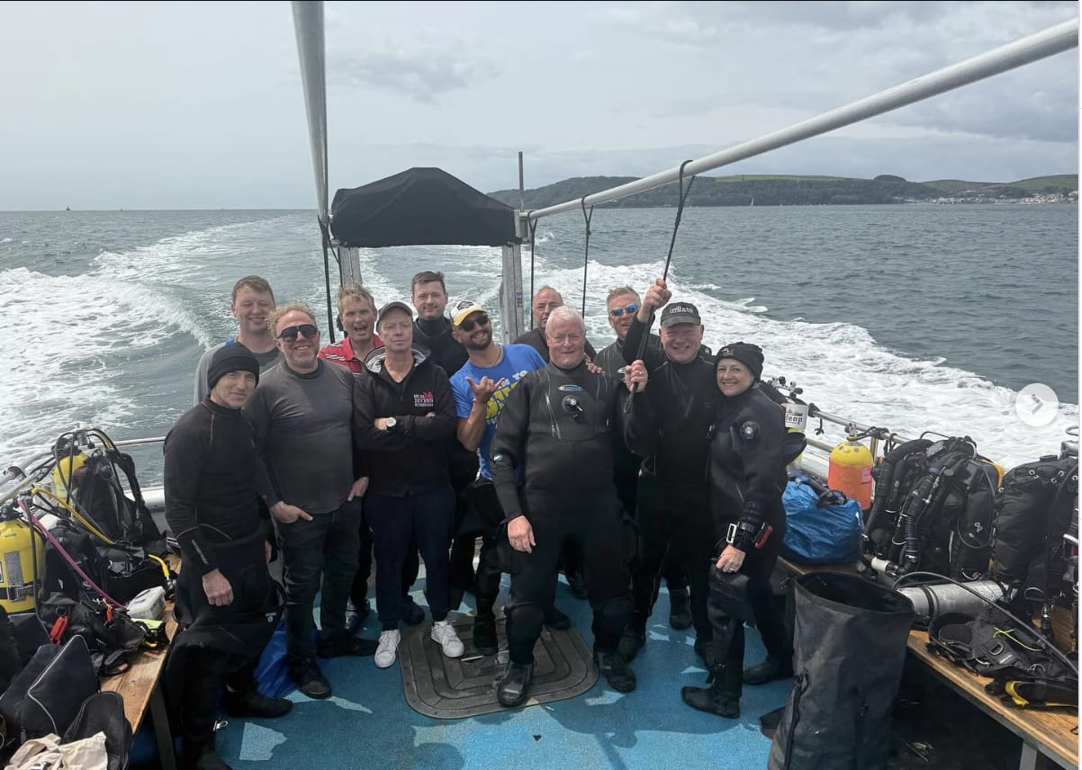 Another great dive trip to Plymouth. Luckily the weather was kind to us and we got in the planned 3 days diving. Much fun had by all! 🤿🍺