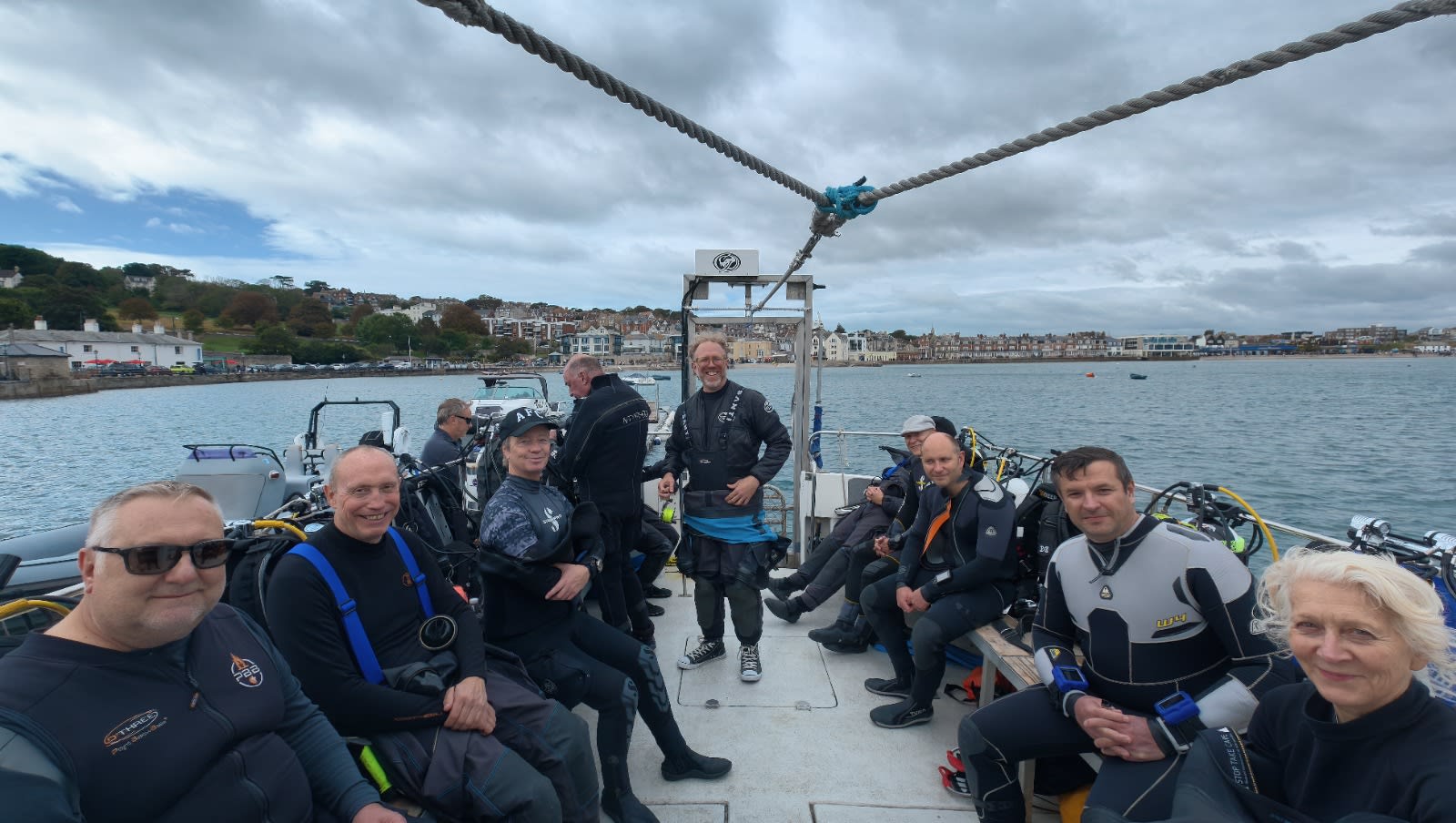 Lovely couple of days diving in Swanage, weather held out, although the boat passage was a bit lumpy!