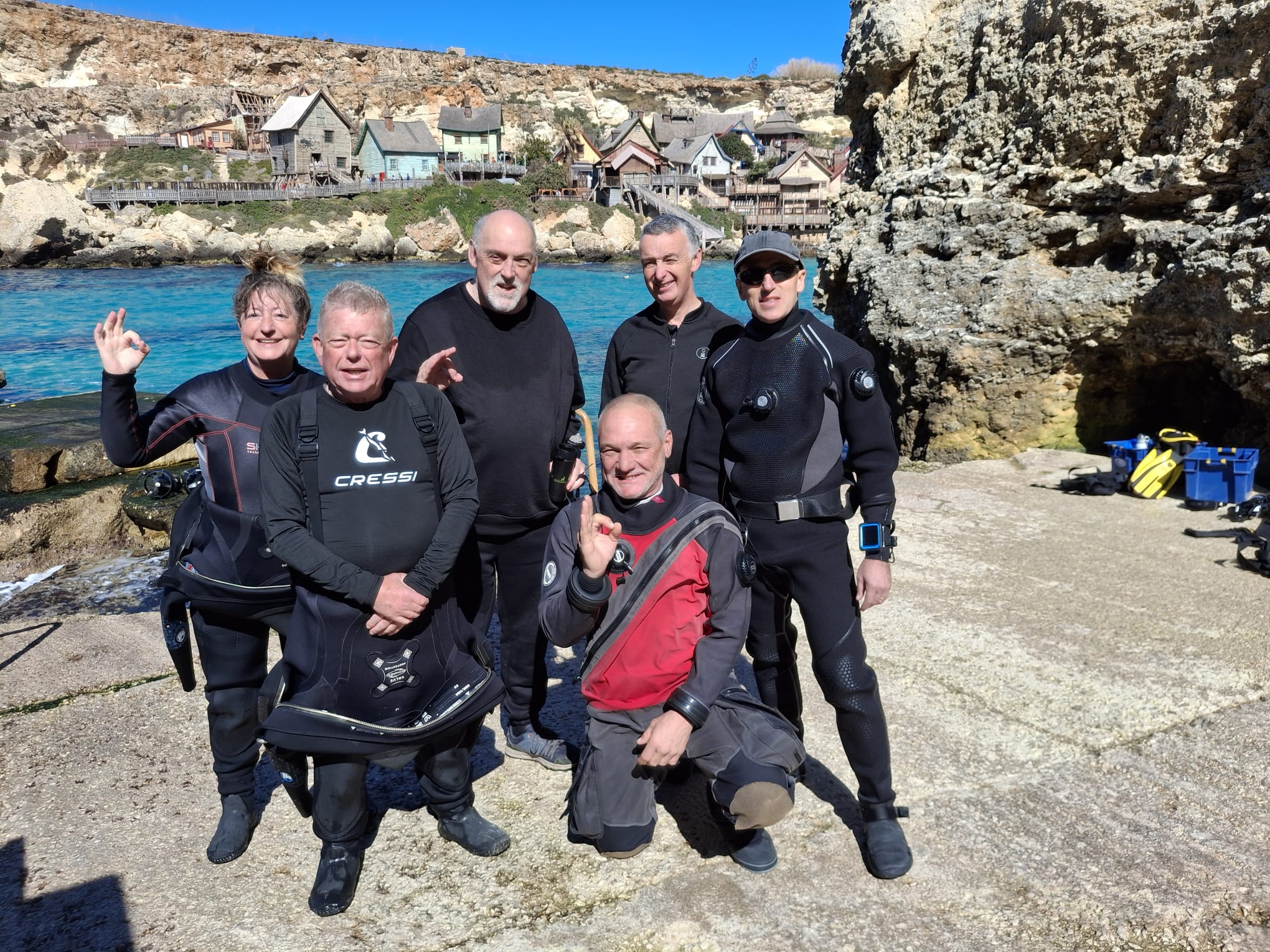 Group at Popeye Village