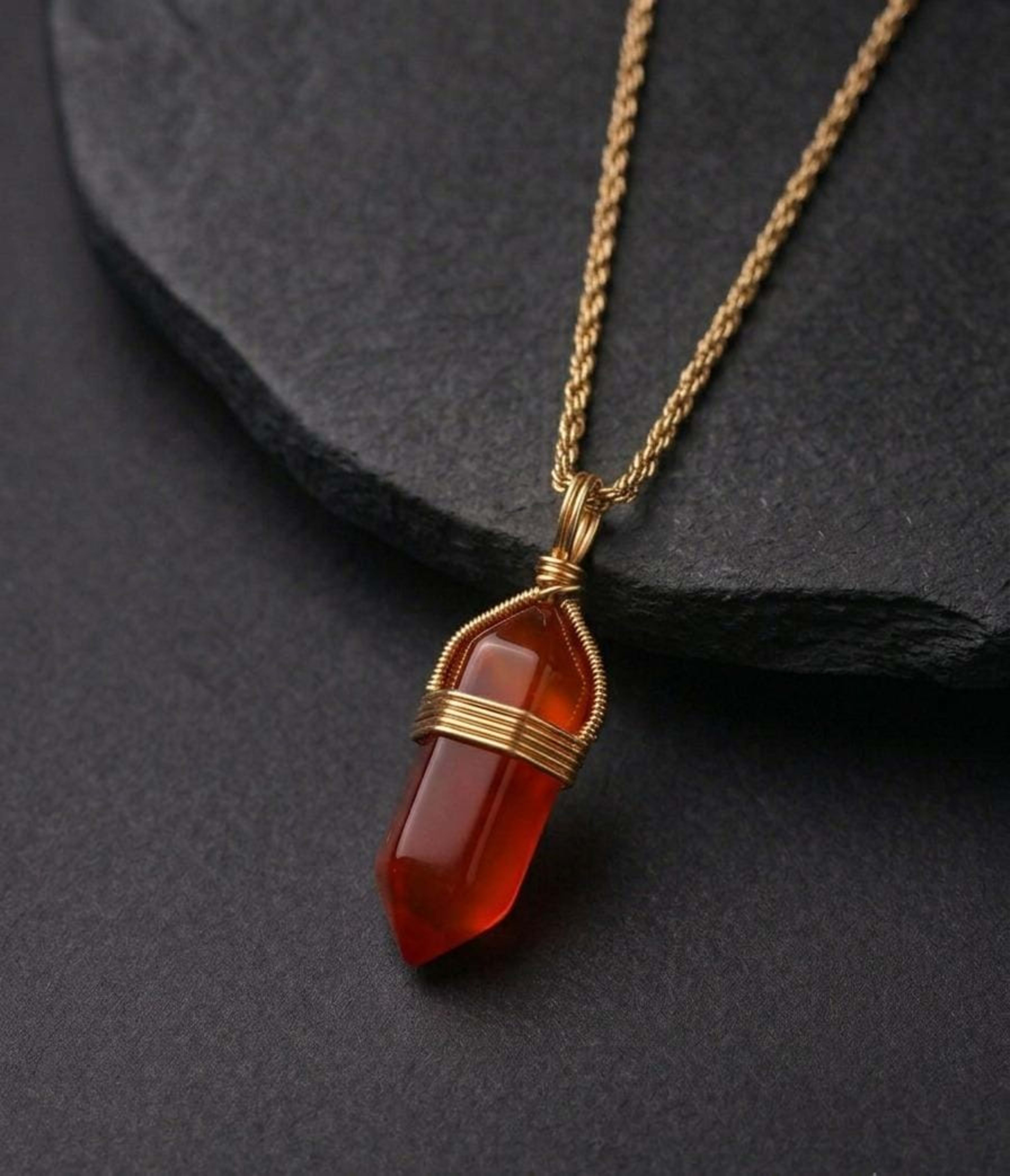 Natural Carnelian Pendant