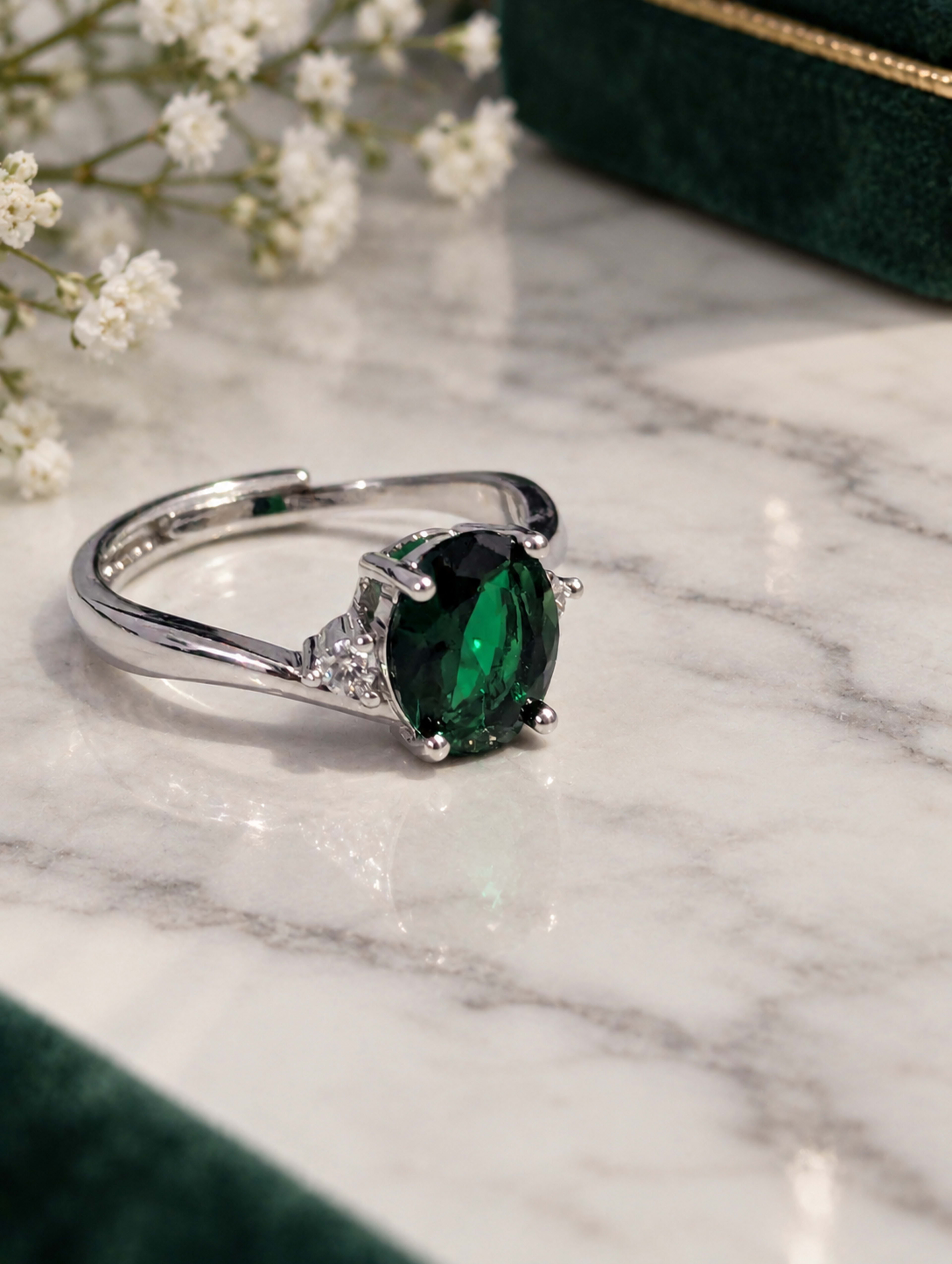 Verdant Set — Green Aventurine & Ring view 3
