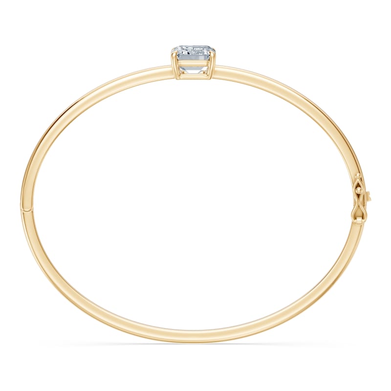 Emerald Solitaire Bangle