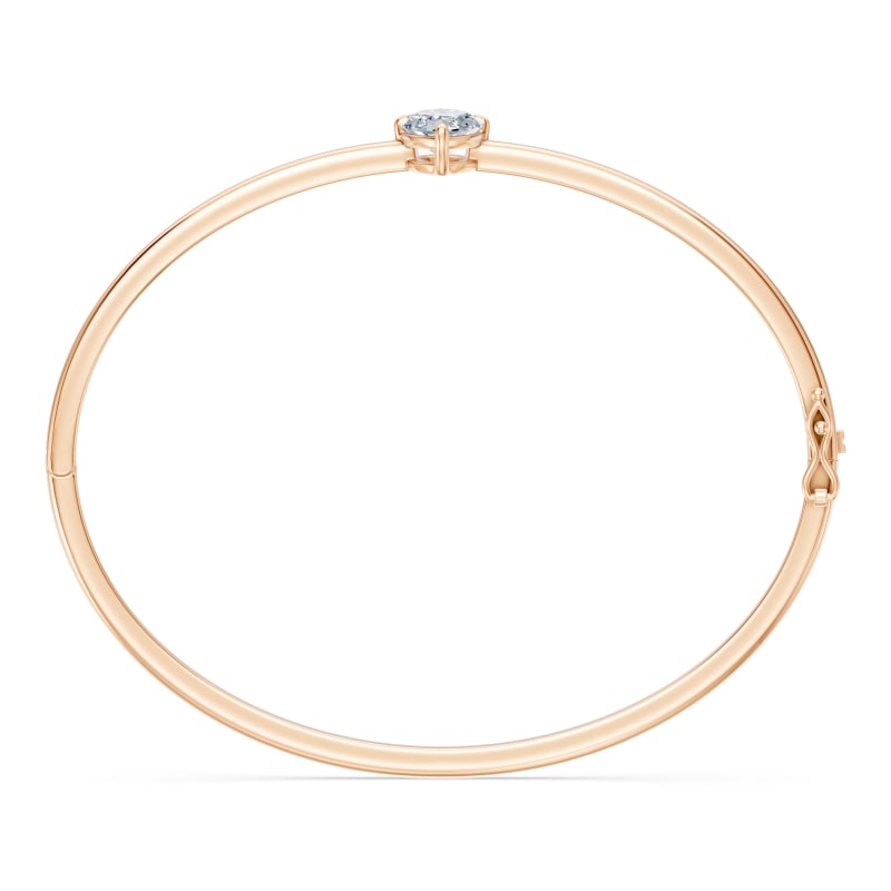 Marquise Solitaire Bangle