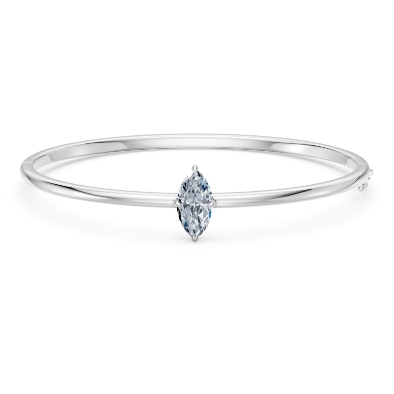 Marquise Solitaire Bangle