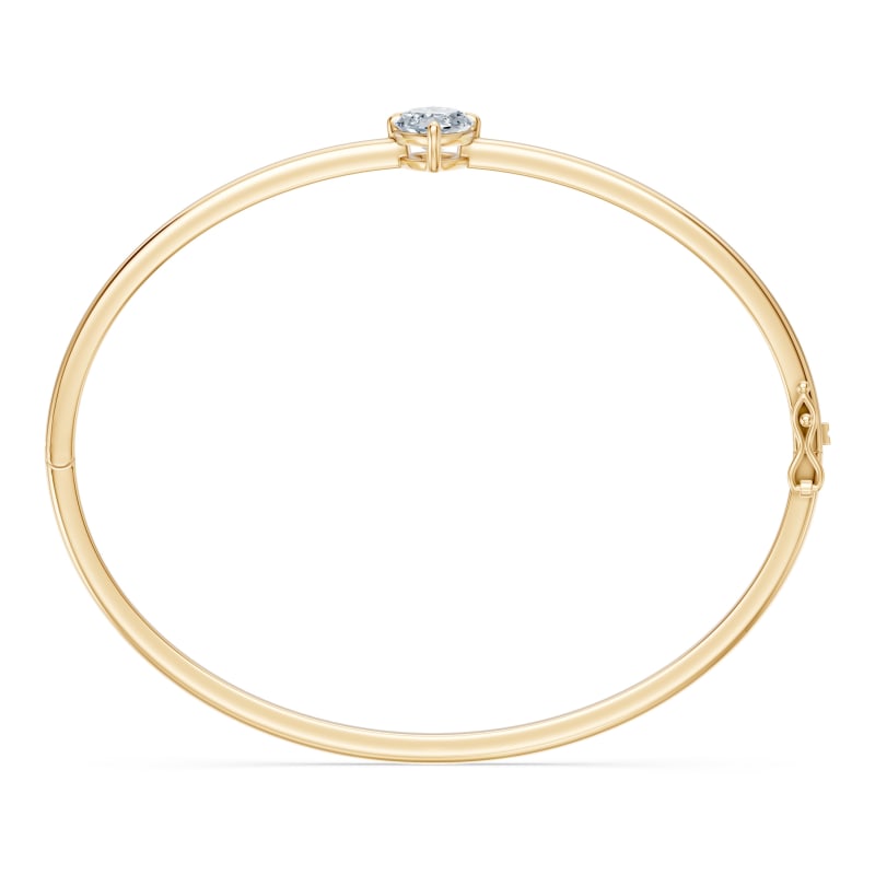 Marquise Solitaire Bangle