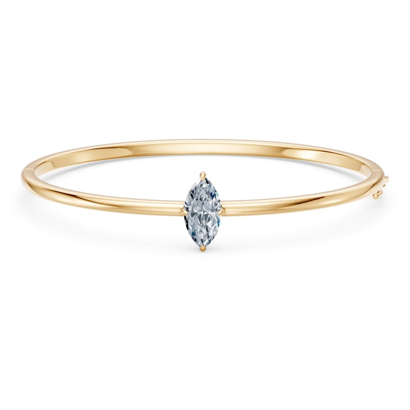 Marquise Solitaire Bangle