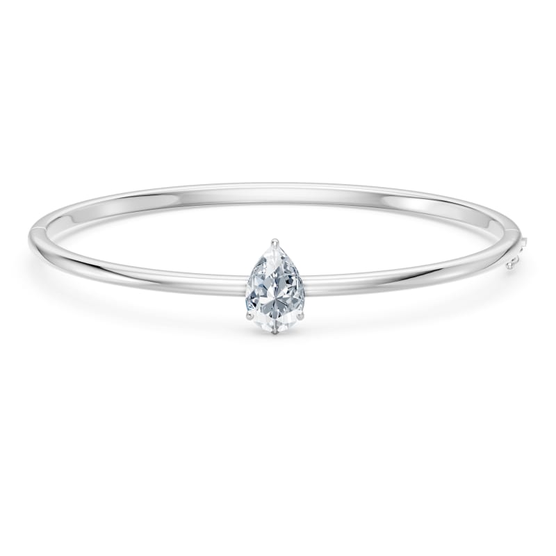Pear Solitaire Bangle