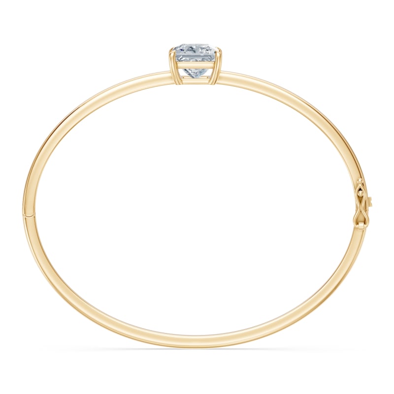 Princess Solitaire Bangle