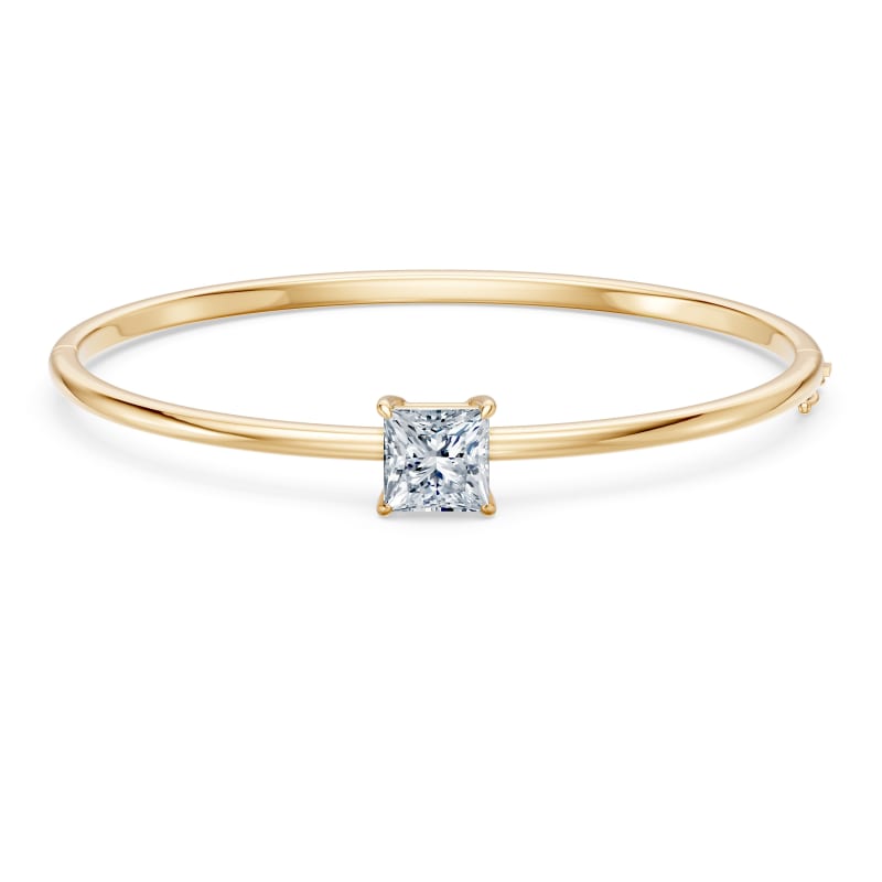 Princess Solitaire Bangle