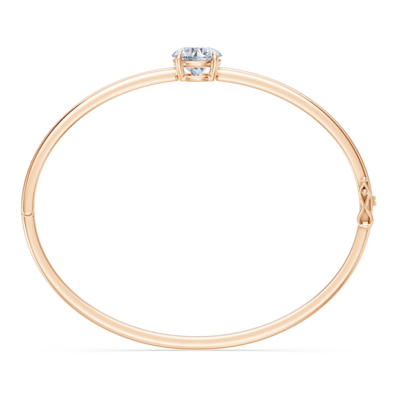 Round Solitaire Bangle
