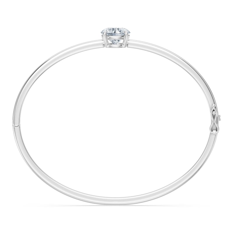 Round Solitaire Bangle
