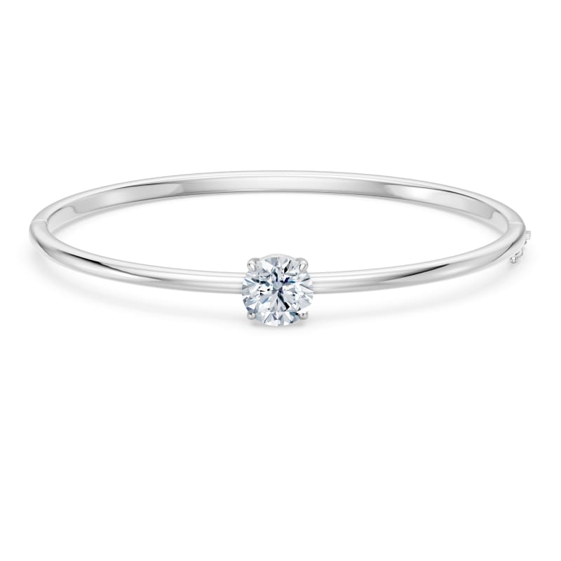 Round Solitaire Bangle