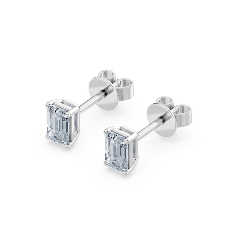 Emerald Stud Earrings