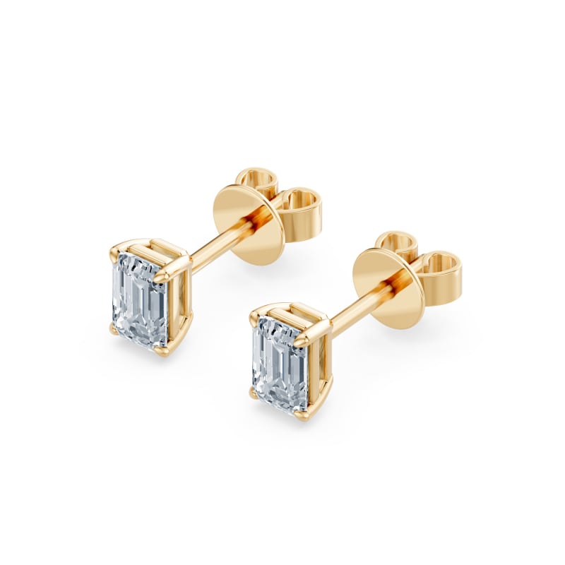 Emerald Stud Earrings