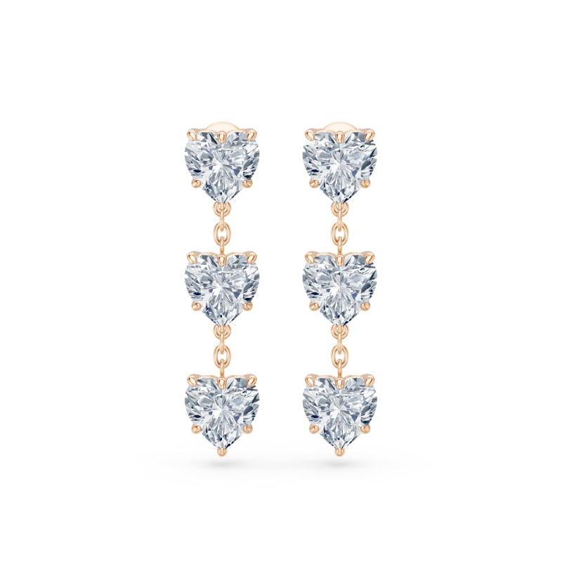 Heart Drop Earrings