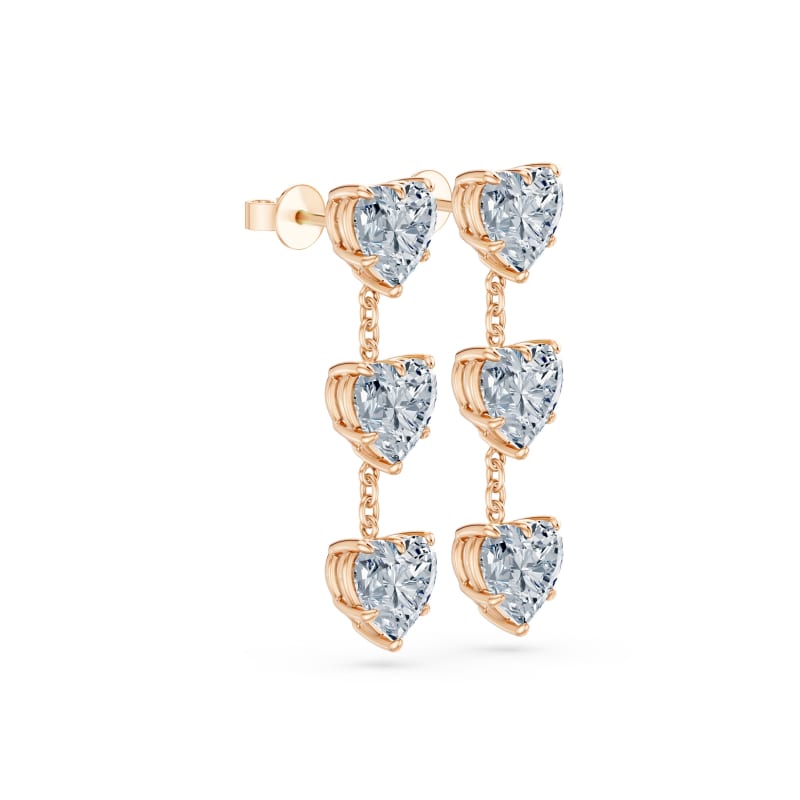 Heart Drop Earrings