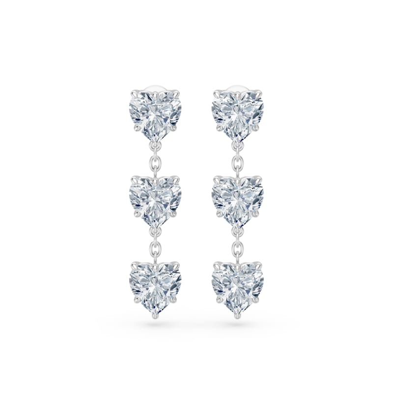 Heart Drop Earrings