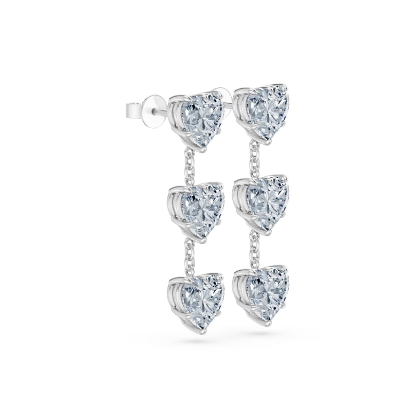 Heart Drop Earrings